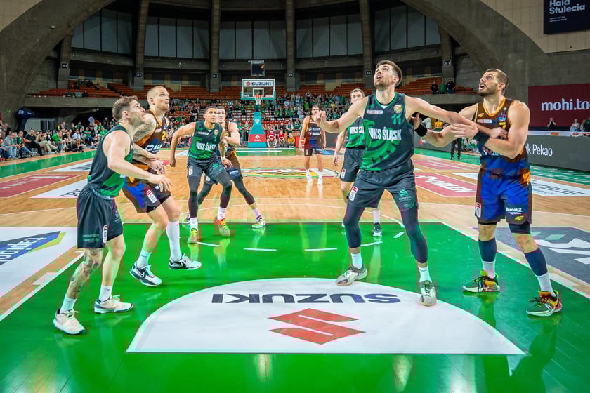 Śląsk Wrocław - Stal Ostrów Wielkopolski, 1 kwietnia 2024, Hala Stulecia