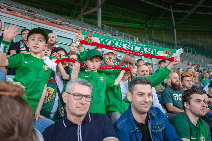 Zdjęcia kibiców z meczu Śląsk Wrocław - Warta Poznań