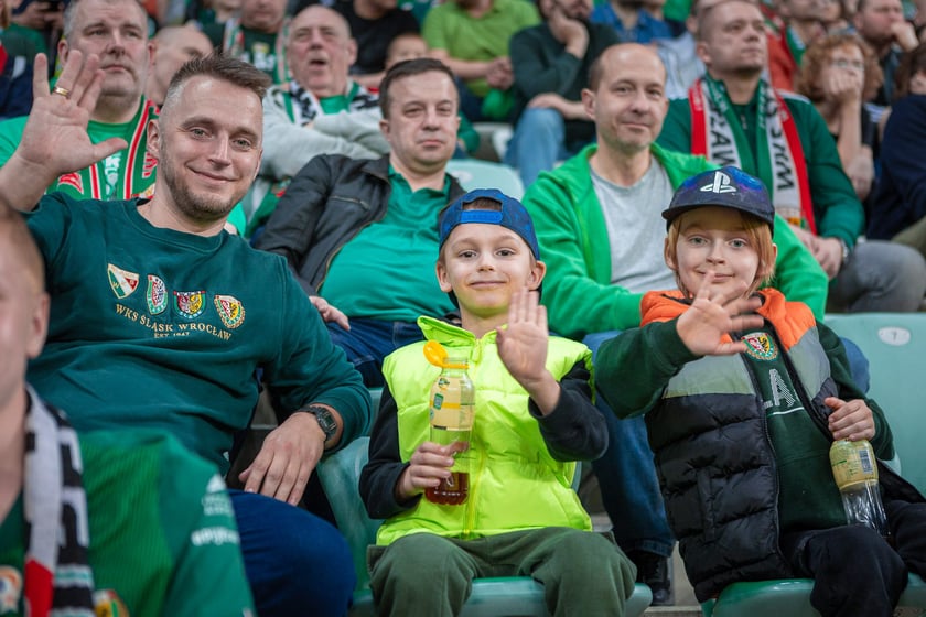 Zdjęcia kibiców z meczu Śląsk Wrocław - Warta Poznań