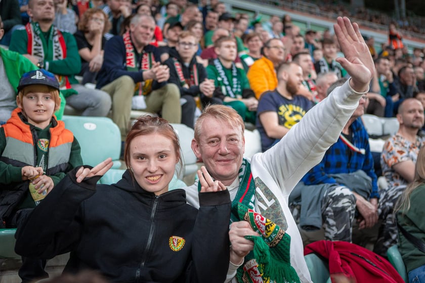 Zdjęcia kibiców z meczu Śląsk Wrocław - Warta Poznań