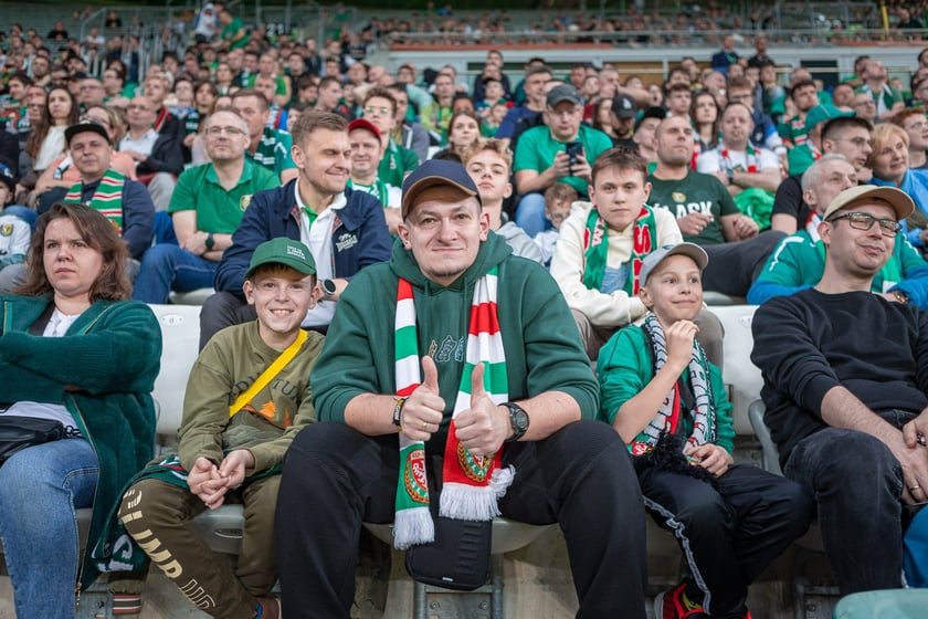 Zdjęcia kibiców z meczu Śląsk Wrocław - Warta Poznań