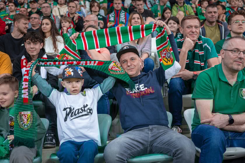 Zdjęcia kibiców z meczu Śląsk Wrocław - Warta Poznań