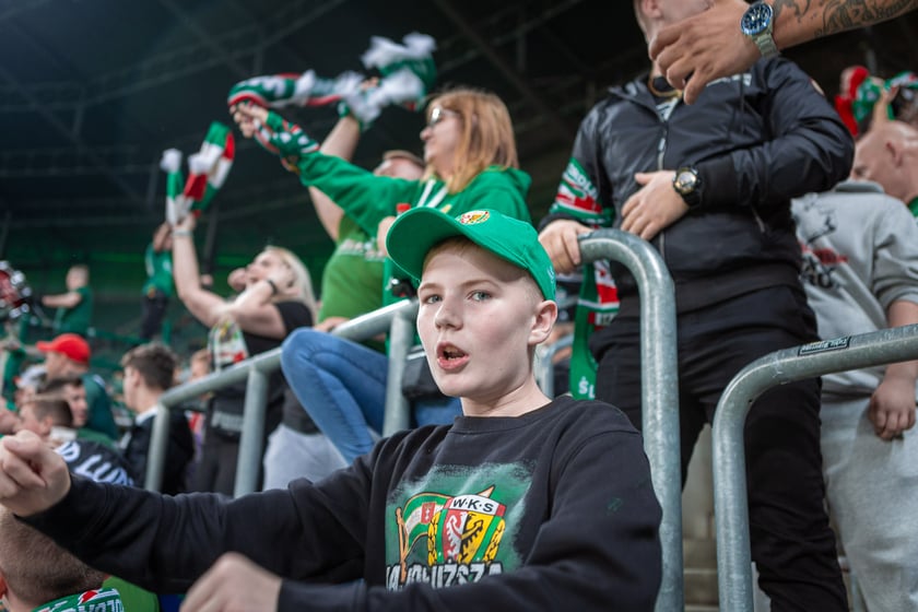Zdjęcia kibiców z meczu Śląsk Wrocław - Warta Poznań