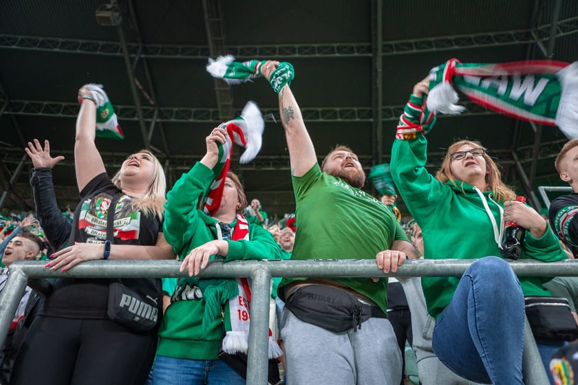 Zdjęcia kibiców z meczu Śląsk Wrocław - Warta Poznań