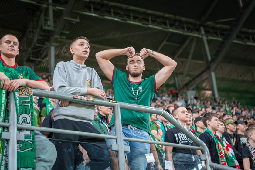 Zdjęcia kibiców z meczu Śląsk Wrocław - Warta Poznań