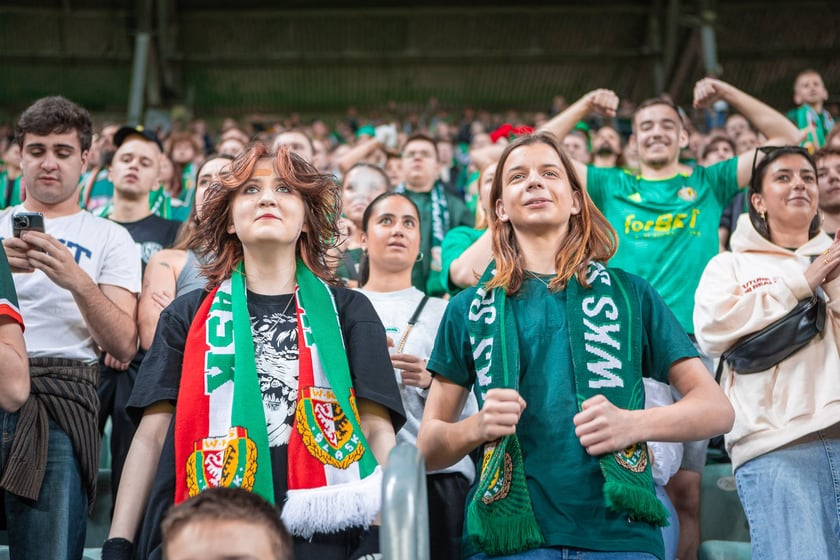 Zdjęcia kibiców z meczu Śląsk Wrocław - Warta Poznań