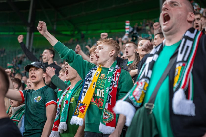 Zdjęcia kibiców z meczu Śląsk Wrocław - Warta Poznań