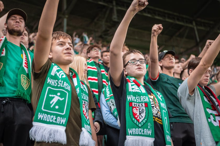 Zdjęcia kibiców z meczu Śląsk Wrocław - Warta Poznań