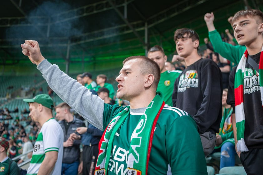 Zdjęcia kibiców z meczu Śląsk Wrocław - Warta Poznań