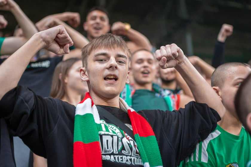 Zdjęcia kibiców z meczu Śląsk Wrocław - Warta Poznań