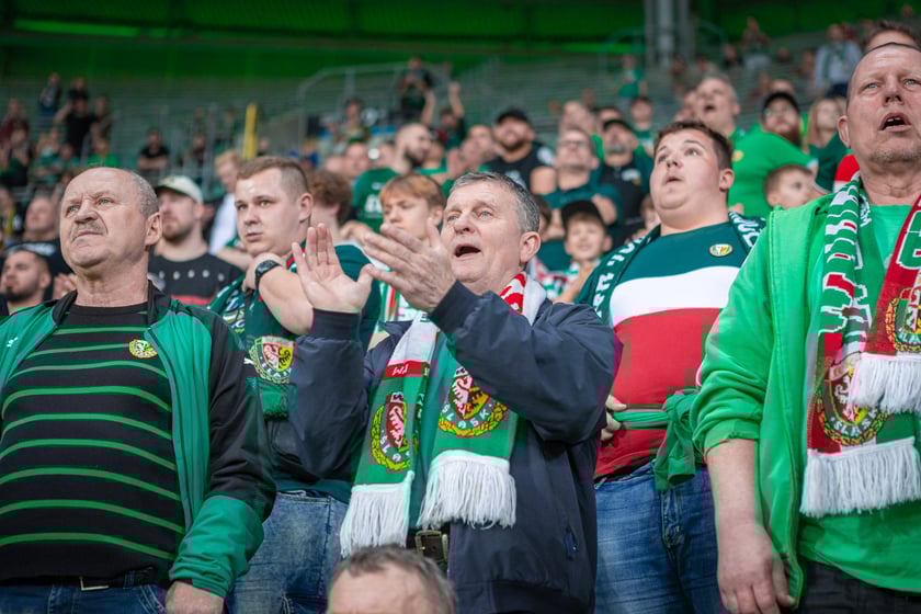 Zdjęcia kibiców z meczu Śląsk Wrocław - Warta Poznań