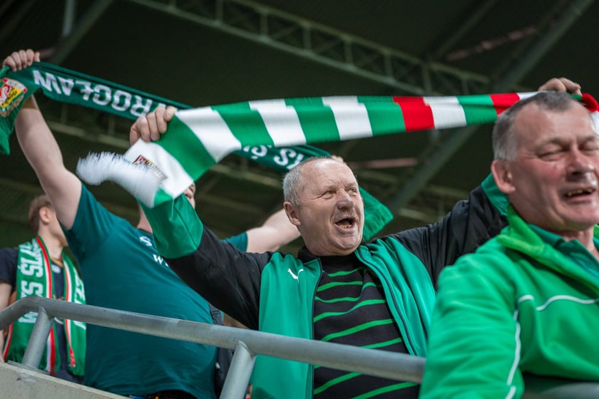 Zdjęcia kibiców z meczu Śląsk Wrocław - Warta Poznań