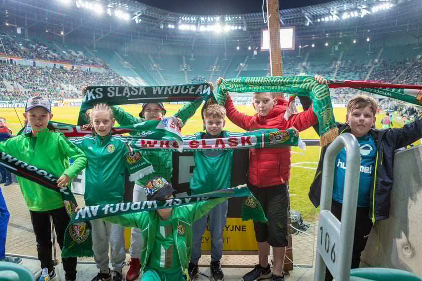 Zdjęcia kibiców z meczu Śląsk Wrocław - Warta Poznań