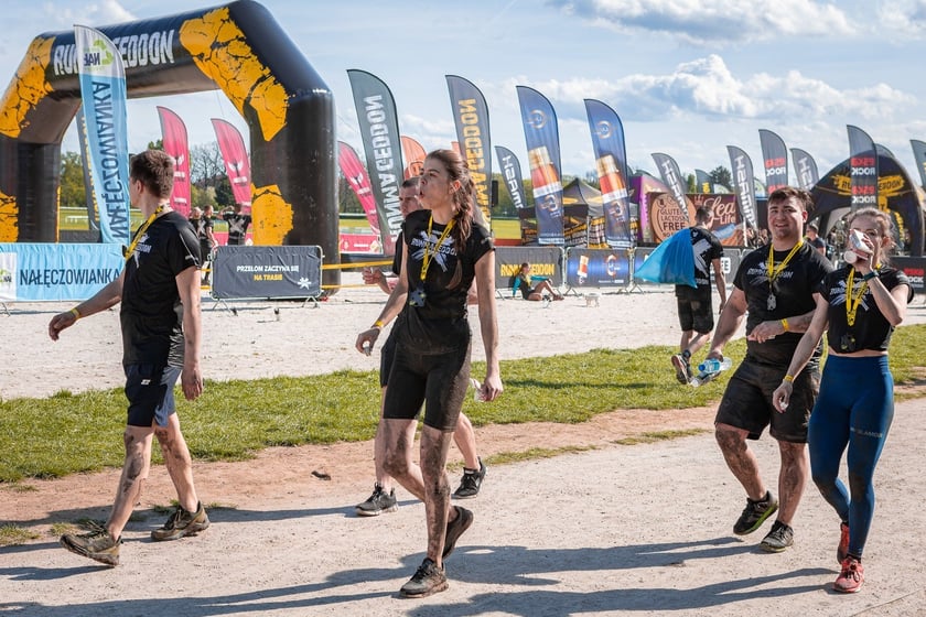Na zdjęciu Runmageddon Wrocław Partynice 2024 &ndash; uczestnicy