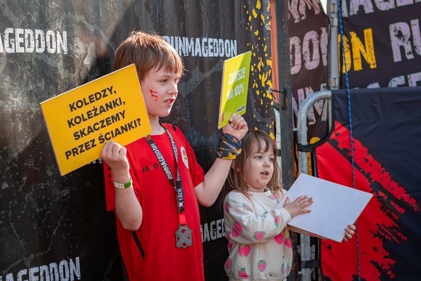 Na zdjęciu Runmageddon Wrocław Partynice 2024 &ndash; uczestnicy