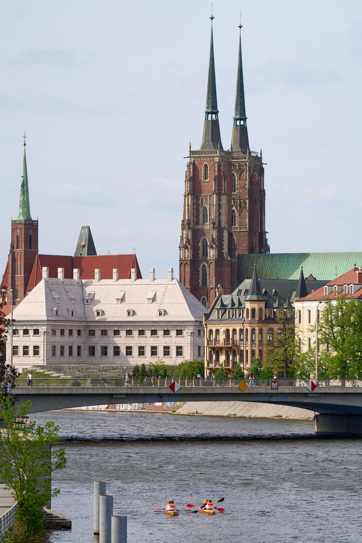 Sezon żeglugowy na Odrze we Wrocławiu