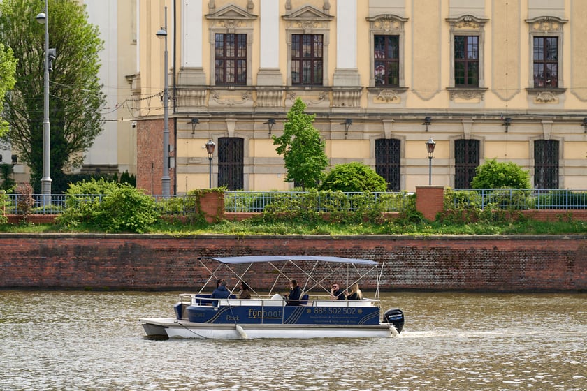 Sezon żeglugowy na Odrze we Wrocławiu