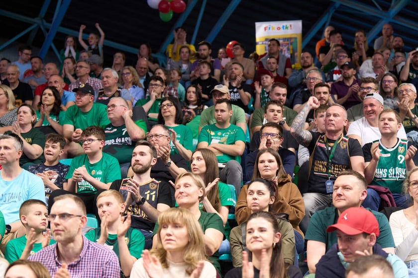 Mecz koszykówki Śląsk Wrocław - Sokół Łańcut, Hala Orbita, 27.04.2024