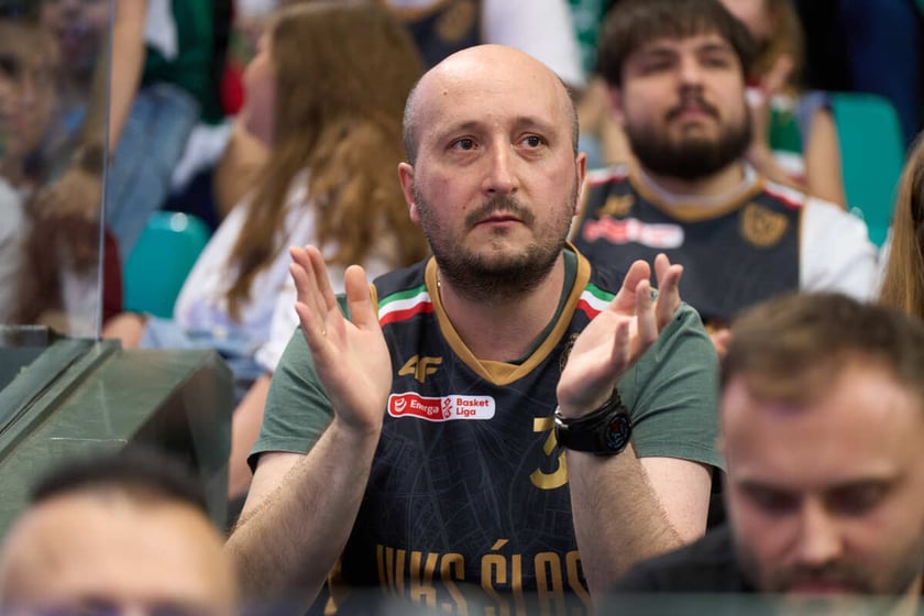 Mecz koszykówki Śląsk Wrocław - Sokół Łańcut, Hala Orbita, 27.04.2024