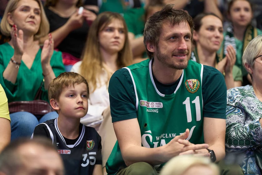 Mecz koszykówki Śląsk Wrocław - Sokół Łańcut, Hala Orbita, 27.04.2024