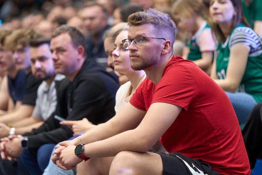 Mecz koszykówki Śląsk Wrocław - Sokół Łańcut, Hala Orbita, 27.04.2024
