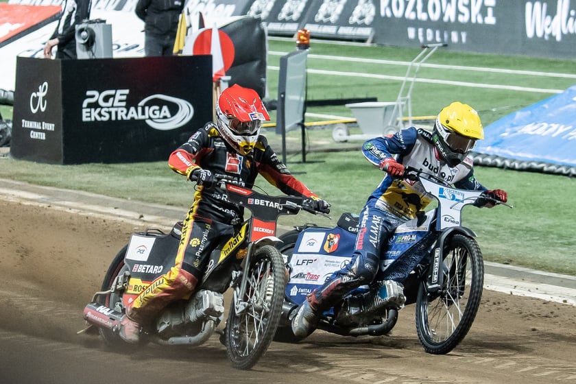 Kibice podczas meczu Betard Sparta Wrocław - Unia Leszno