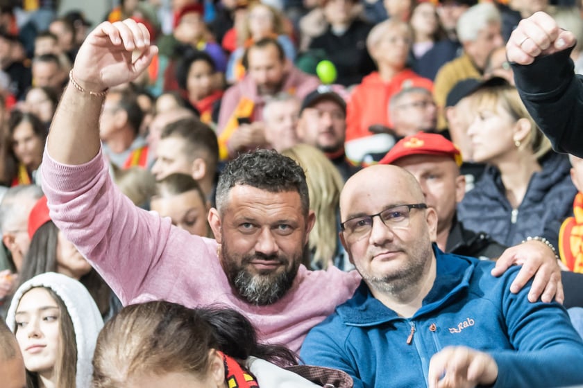 Kibice podczas meczu Betard Sparta Wrocław - Unia Leszno