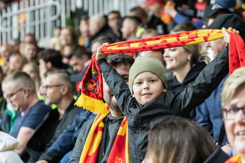 Kibice podczas meczu Betard Sparta Wrocław - Unia Leszno