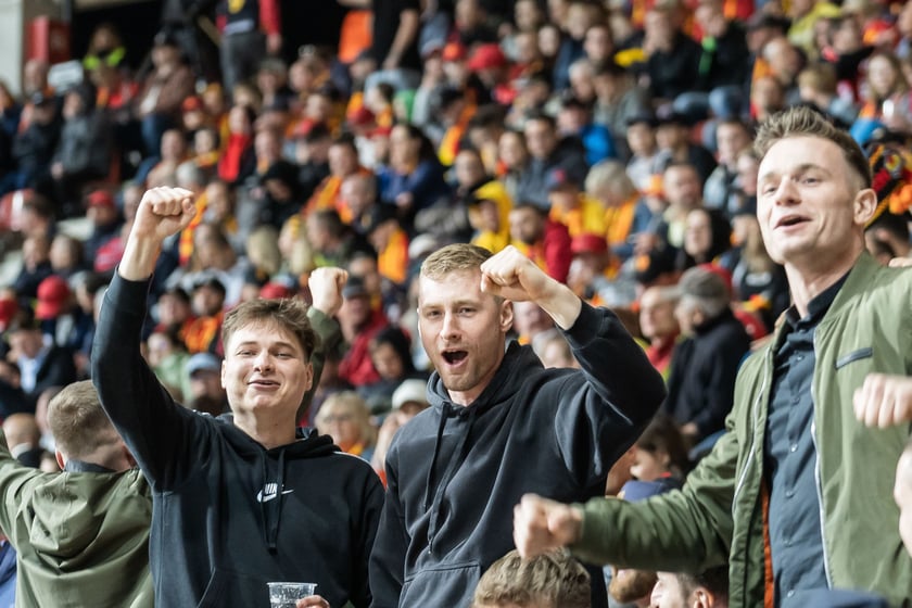 Kibice podczas meczu Betard Sparta Wrocław - Unia Leszno