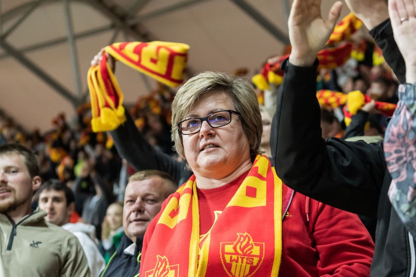 Kibice podczas meczu Betard Sparta Wrocław - Unia Leszno