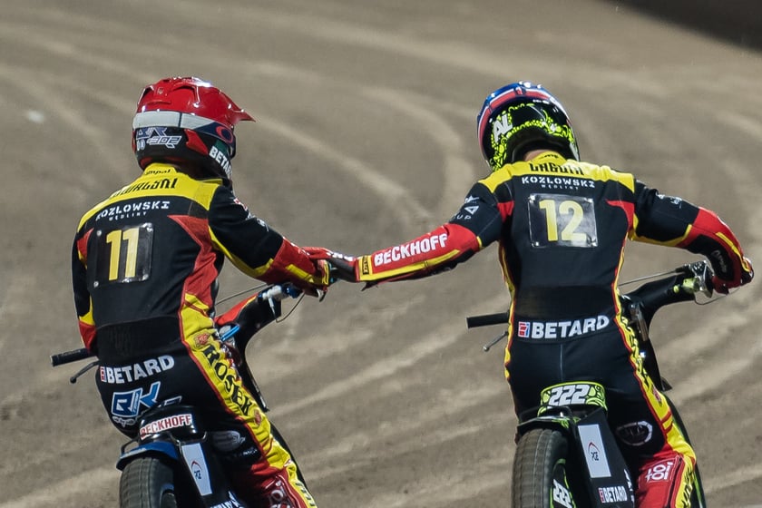 Kibice podczas meczu Betard Sparta Wrocław - Unia Leszno