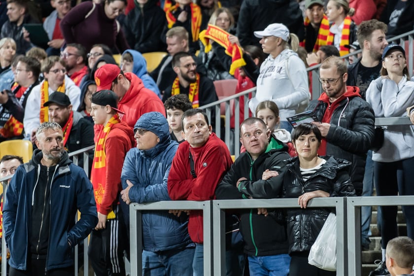 Kibice podczas meczu Betard Sparta Wrocław - Unia Leszno