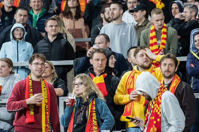 Kibice podczas meczu Betard Sparta Wrocław - Unia Leszno