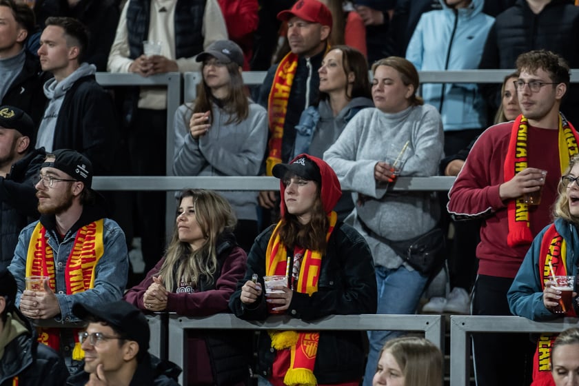 Kibice podczas meczu Betard Sparta Wrocław - Unia Leszno