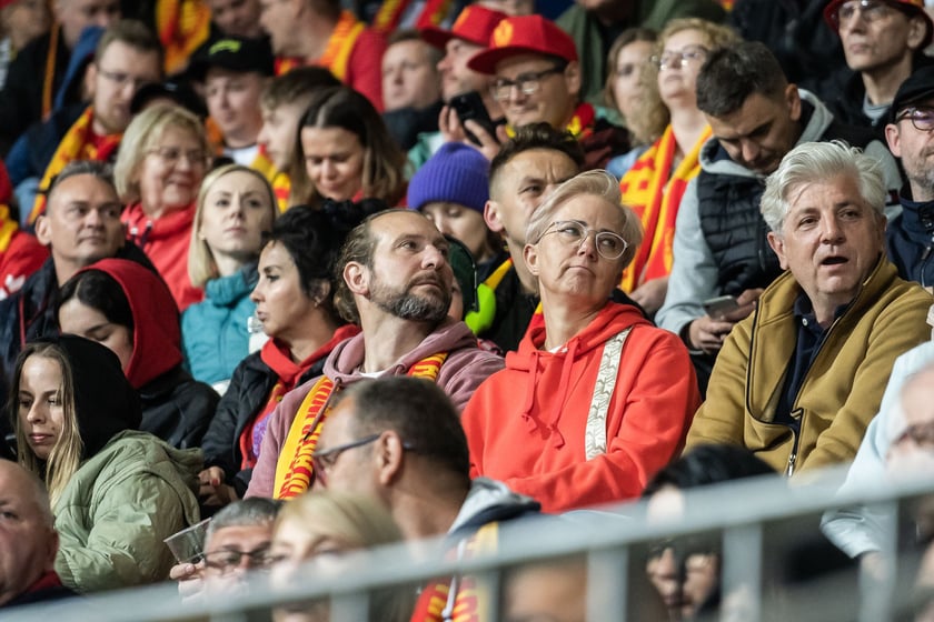 Kibice podczas meczu Betard Sparta Wrocław - Unia Leszno