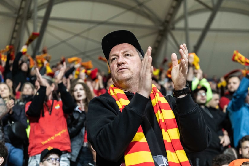 Kibice podczas meczu Betard Sparta Wrocław - Unia Leszno