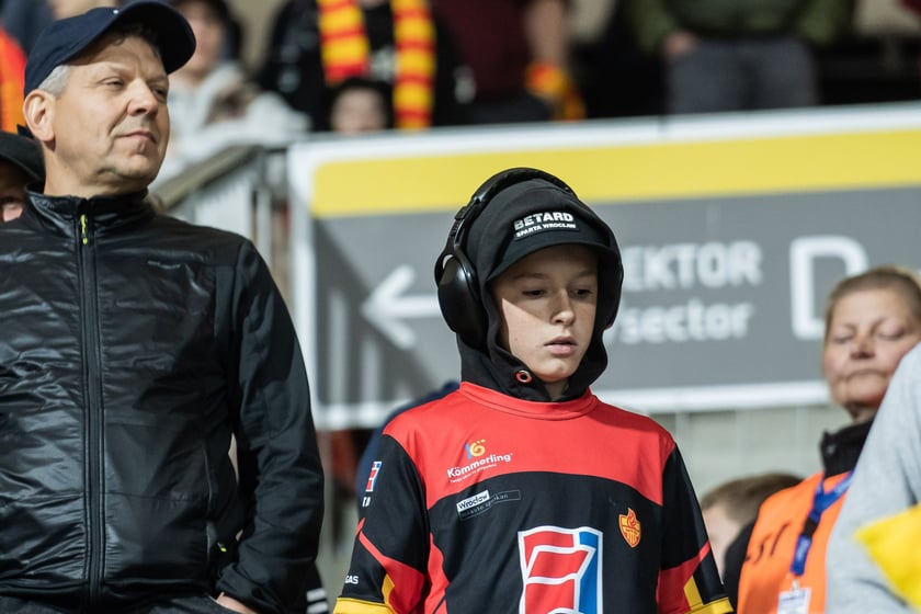 Kibice podczas meczu Betard Sparta Wrocław - Unia Leszno
