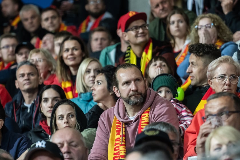 Kibice podczas meczu Betard Sparta Wrocław - Unia Leszno