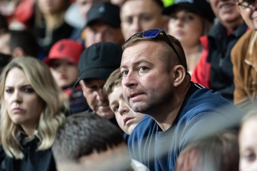 Kibice podczas meczu Betard Sparta Wrocław - Unia Leszno