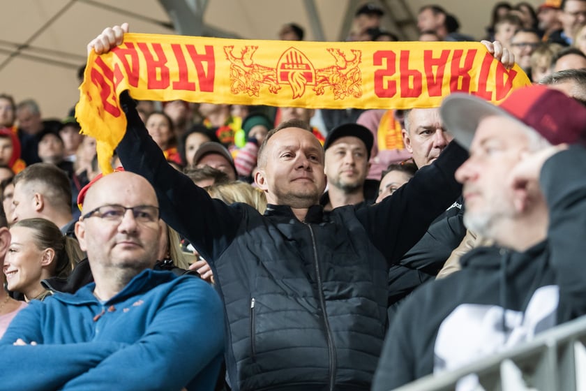 Kibice podczas meczu Betard Sparta Wrocław - Unia Leszno
