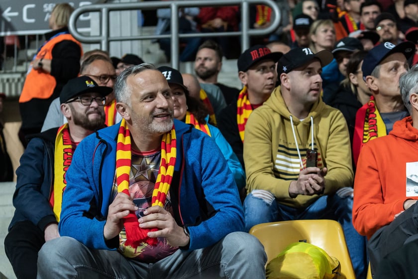 Kibice podczas meczu Betard Sparta Wrocław - Unia Leszno