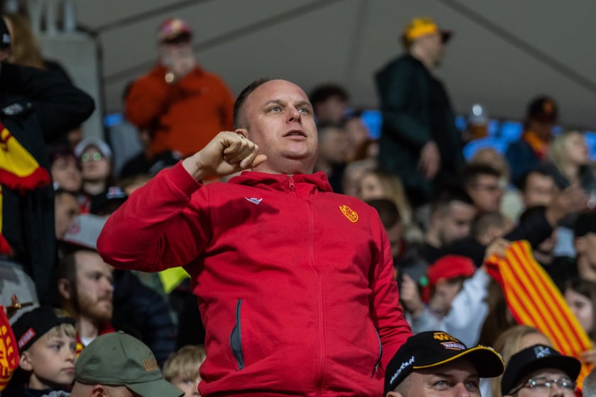 Kibice podczas meczu Betard Sparta Wrocław - Unia Leszno