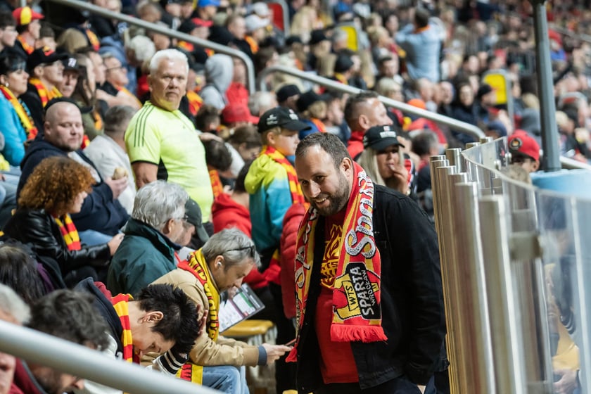 Kibice podczas meczu Betard Sparta Wrocław - Unia Leszno