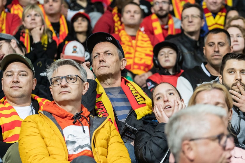 Kibice podczas meczu Betard Sparta Wrocław - Unia Leszno