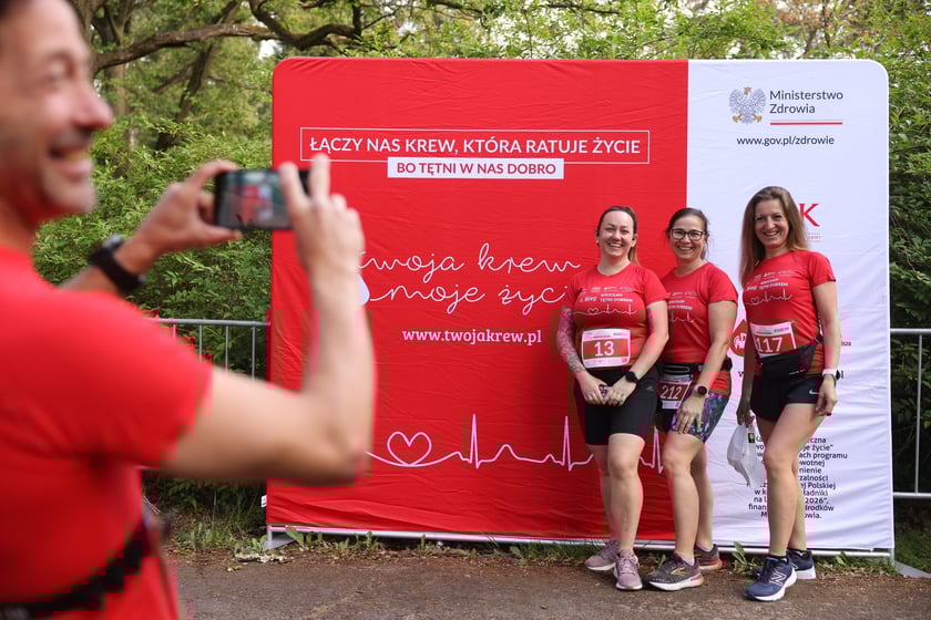 „Wrocław tętni dobrem” – I bieg promujący honorowe krwiodawstwo we Wrocławiu - zdjęcia uczestników