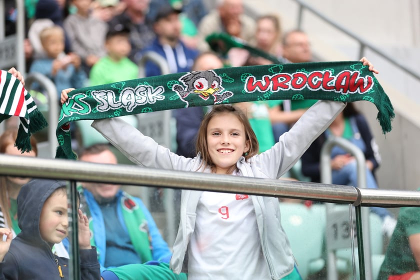 Śląsk Wrocław - Radomiak Radom. Zdjęcia kibiców oraz z meczu.