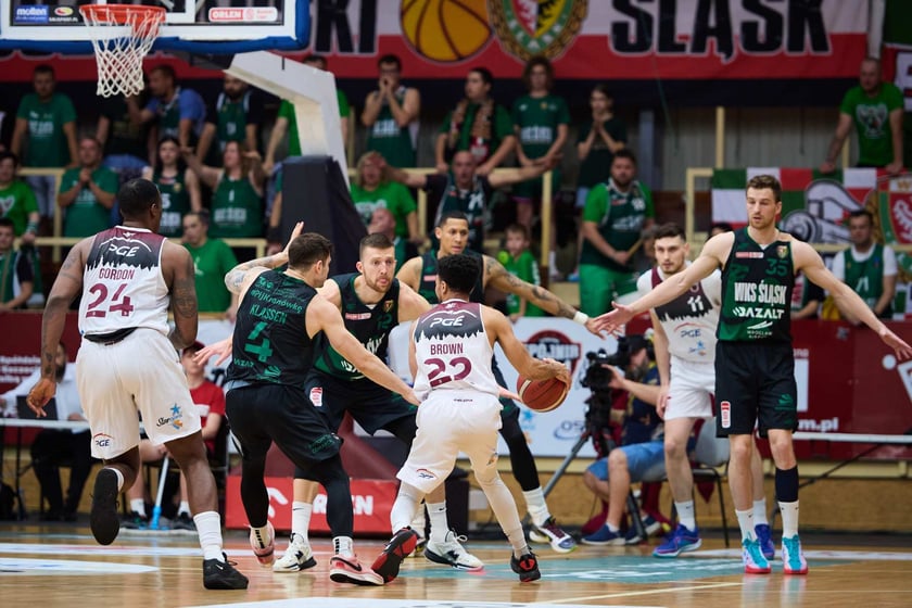 Mecz Spójnia Stargard - Śląsk Wrocław. Mecz nr 1
