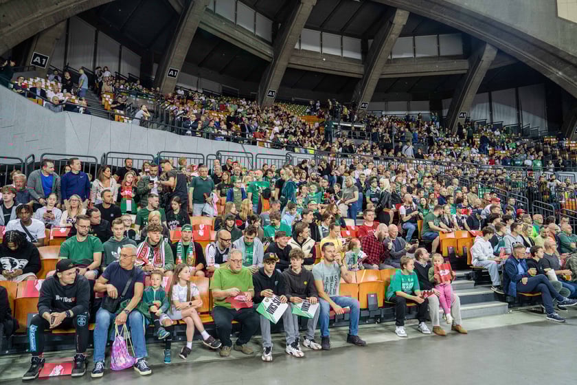 Mecz Śląsk Wrocław - Spójnia Stargard w Hali Stulecia 4 czerwca