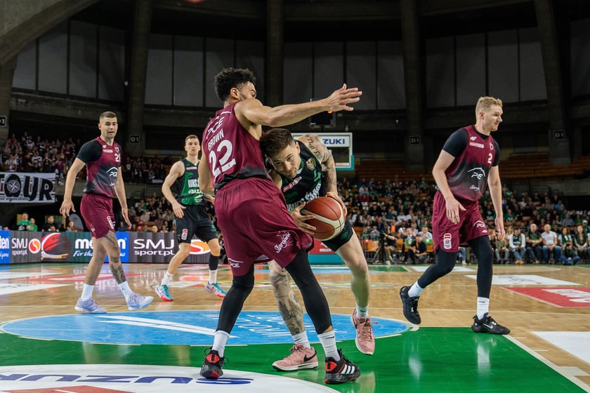 Mecz Śląsk Wrocław - Spójnia Stargard w Hali Stulecia 4 czerwca