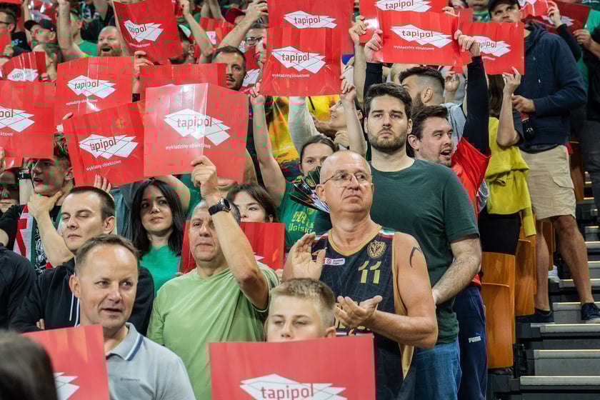 Mecz Śląsk Wrocław - Spójnia Stargard w Hali Stulecia 4 czerwca